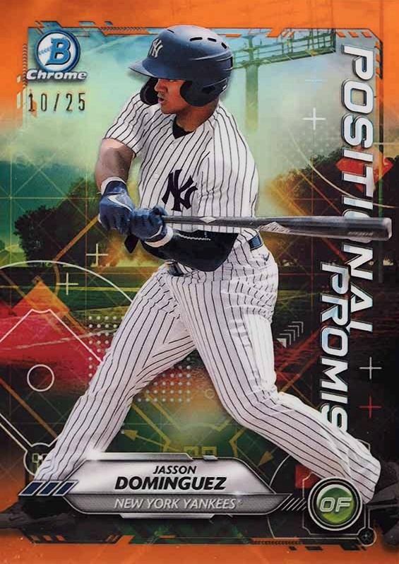 2021 Bowman Chrome Positional Promise Jasson Dominguez #JD Baseball Card