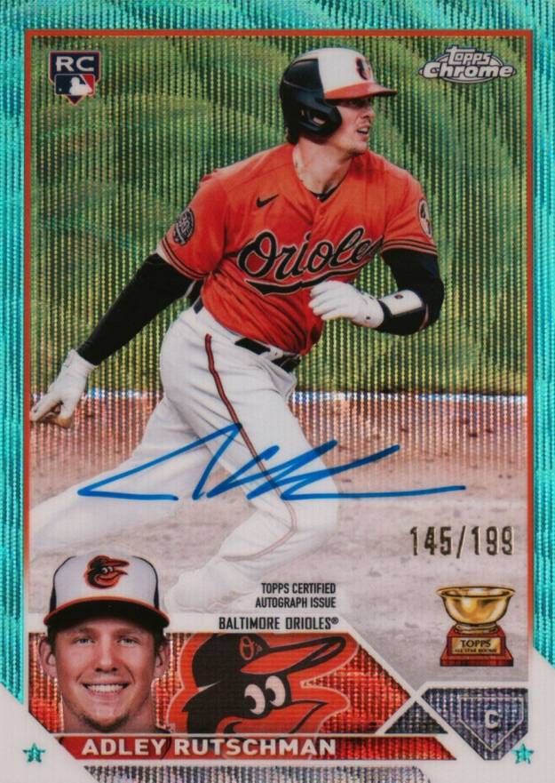 2023 Topps Chrome Rookie Autograph Adley Rutschman #RAAR Baseball Card