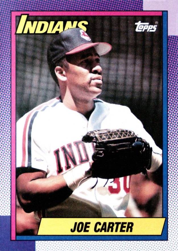 1990 Topps Joe Carter #580 Baseball Card