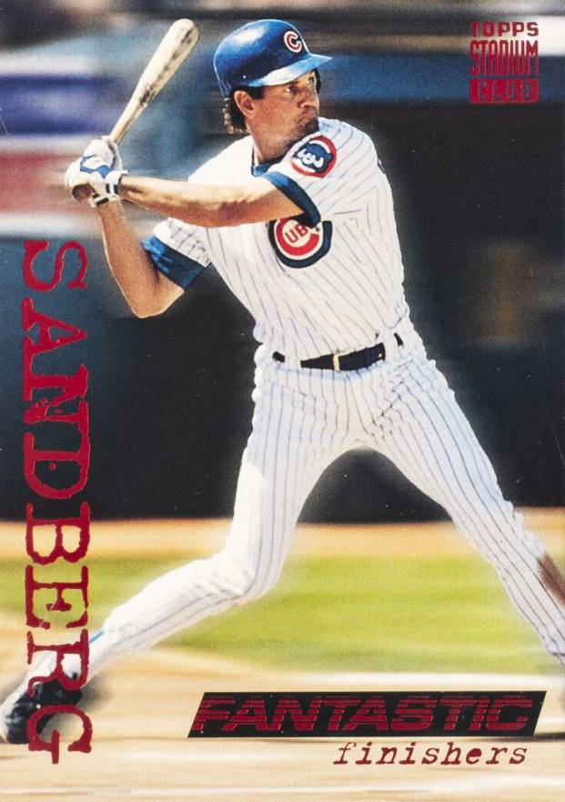 1994 Stadium Club Ryne Sandberg #719 Baseball Card