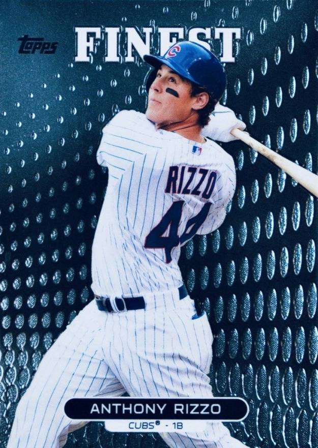 2013 Finest Anthony Rizzo #72 Baseball Card