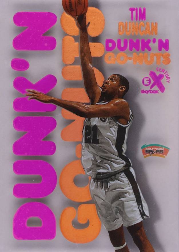 1998 Skybox E-X Century Dunk 'N Go Nuts Basketball Card Set