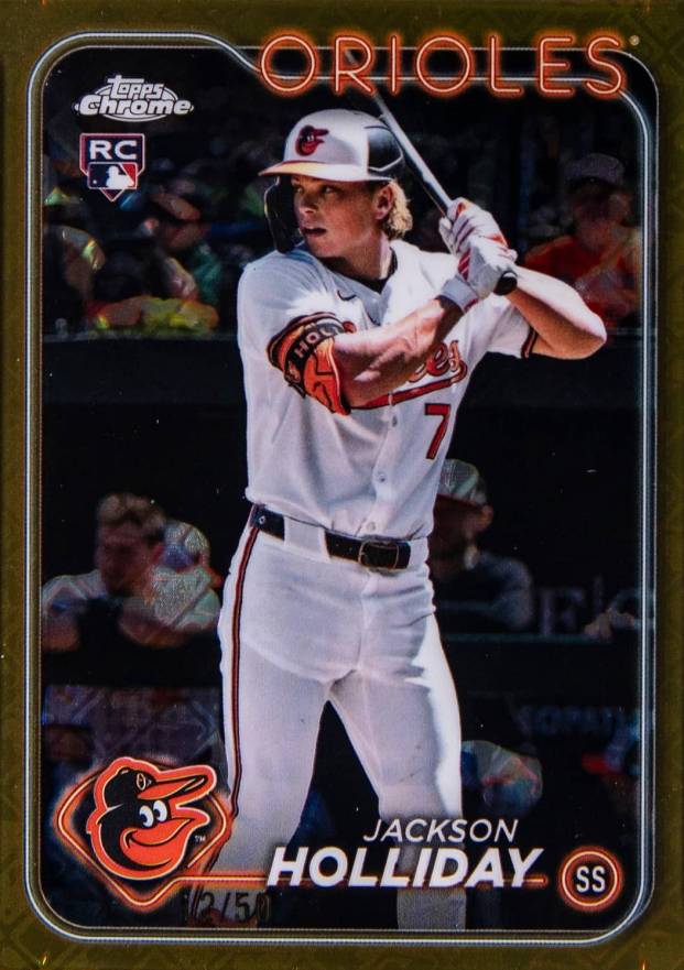 2024 Topps Chrome Logofractor Edition Jackson Holliday #88 Baseball Card