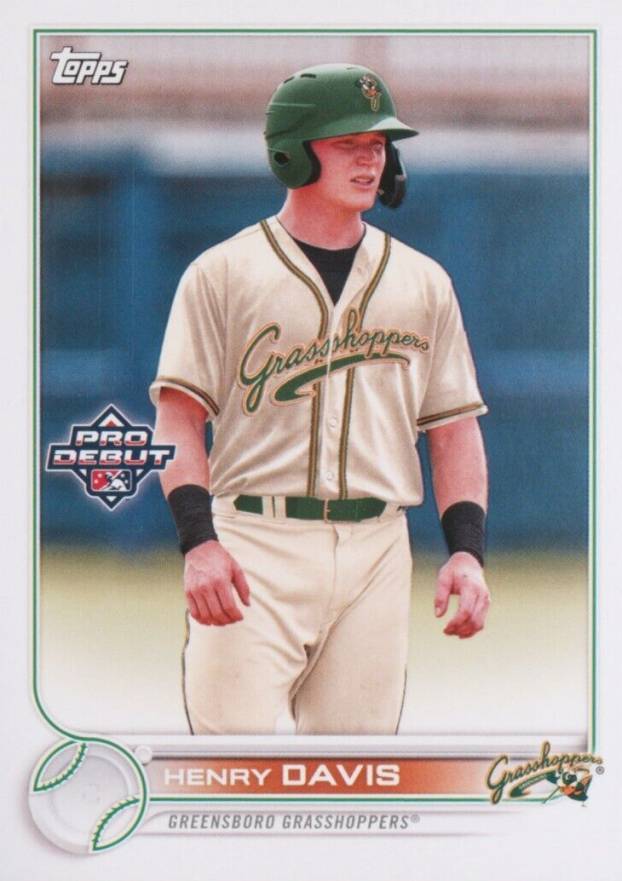 2022 Topps Pro Debut Henry Davis #PD139 Baseball Card