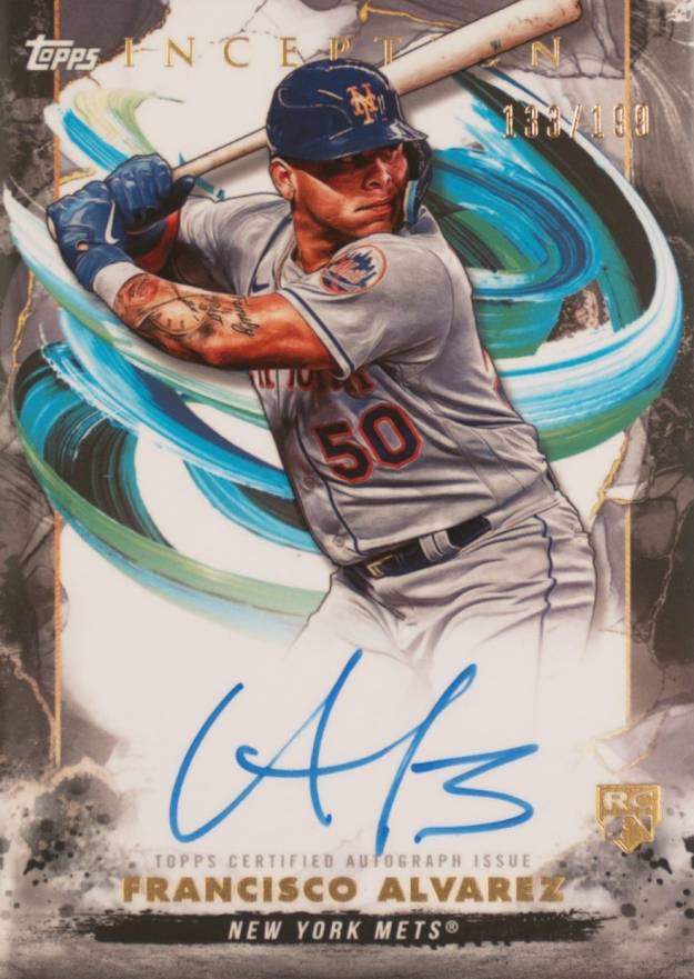 2023 Topps Inception Rookie & Emerging Stars Autographs Francisco Alvarez #BRESFA Baseball Card