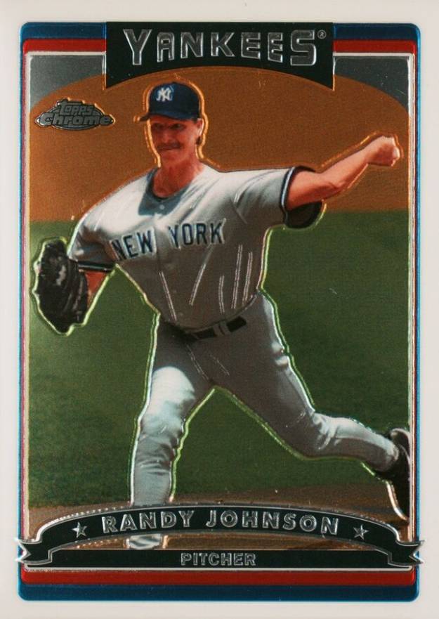 2006 Topps Chrome Randy Johnson #244 Baseball Card