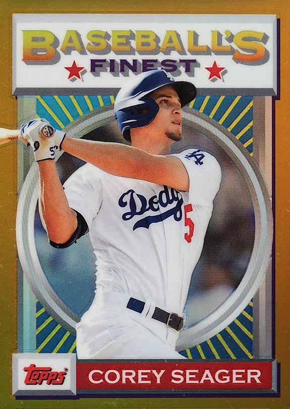 2020 Finest Flashbacks Corey Seager #50 Baseball Card