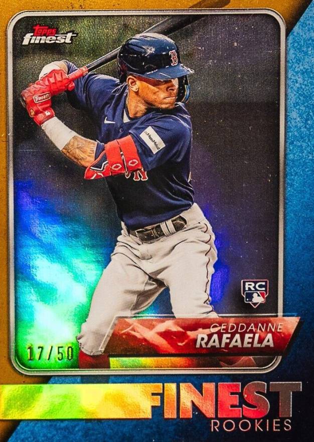 2024 Topps Finest Finest Rookie Design Variation Ceddanne Rafaela #FRD9 Baseball Card