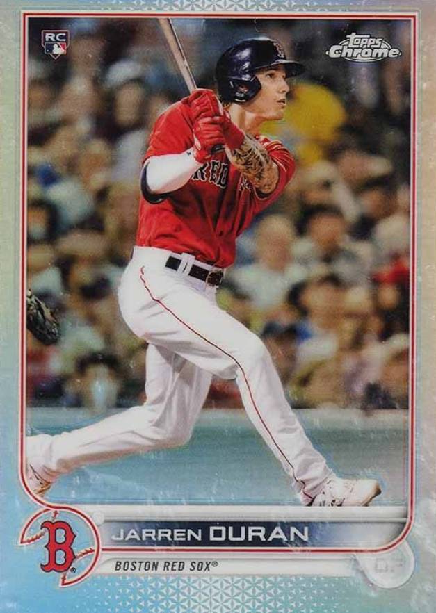 2022 Topps Chrome Jarren Duran #113 Baseball Card