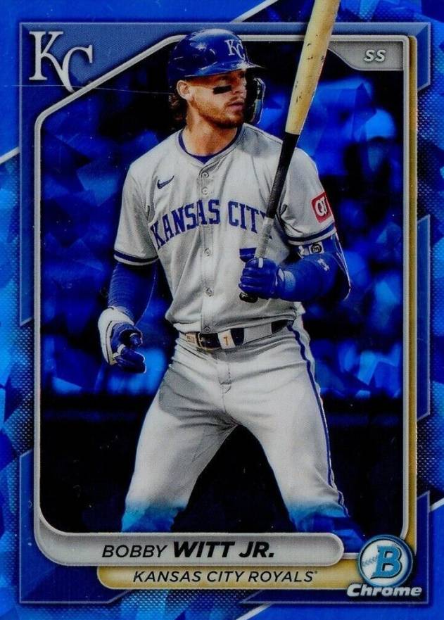 2024 Bowman Chrome Sapphire Edition Bobby Witt Jr. #1 Baseball Card
