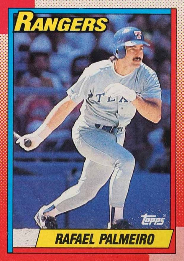 1990 Topps Rafael Palmeiro #755 Baseball Card