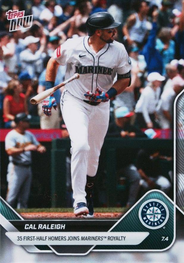 2025 Topps Now Cal Raleigh #384 Baseball Card