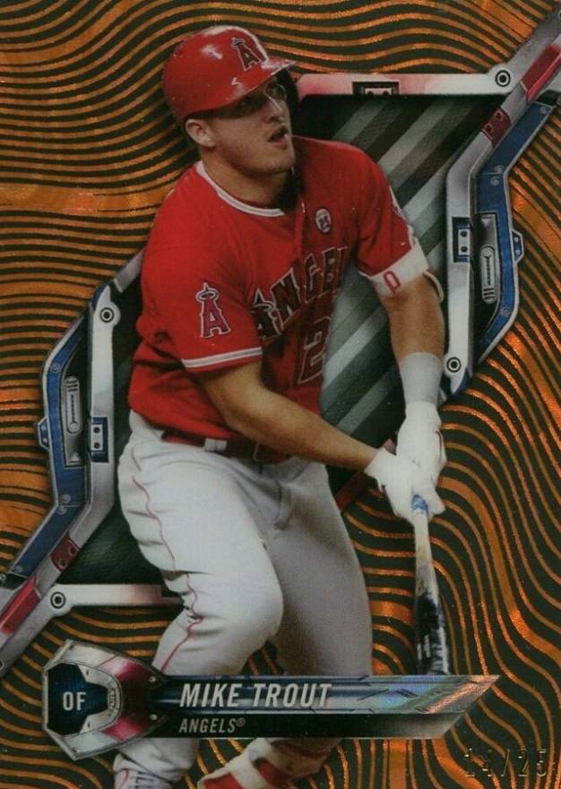 2018 Topps High Tek Mike Trout #HT-MT Baseball Card