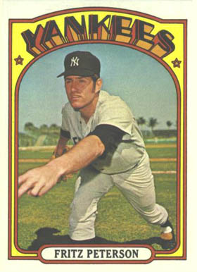 1972 Topps Fritz Peterson #573 Baseball Card