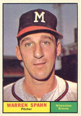 1961 Topps Warren Spahn #200 Baseball Card
