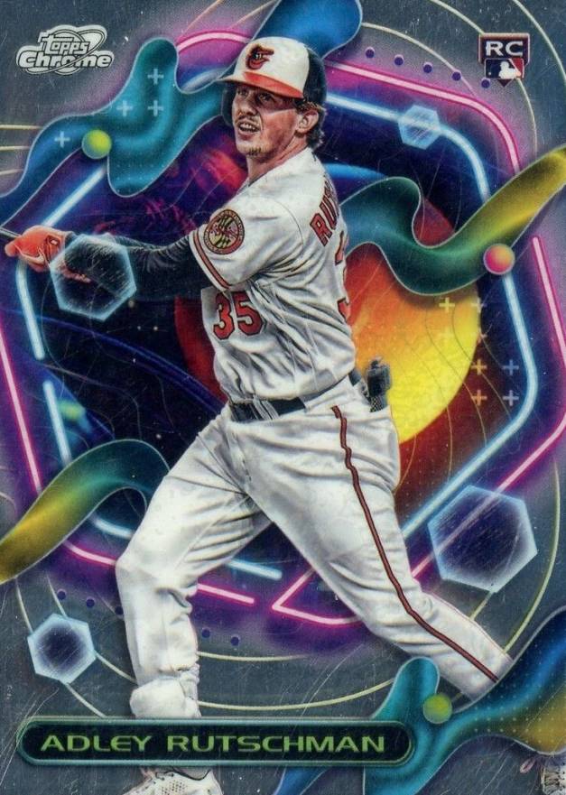 2023 Topps Cosmic Chrome Adley Rutschman #35 Baseball Card