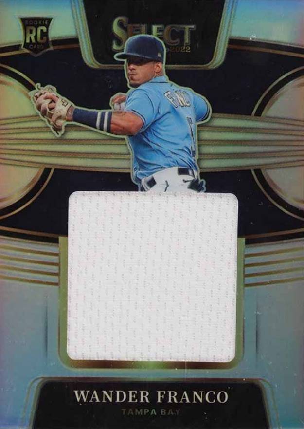 2022 Panini Select Rookie Jumbo Swatch Wander Franco #RJS-WF Baseball Card