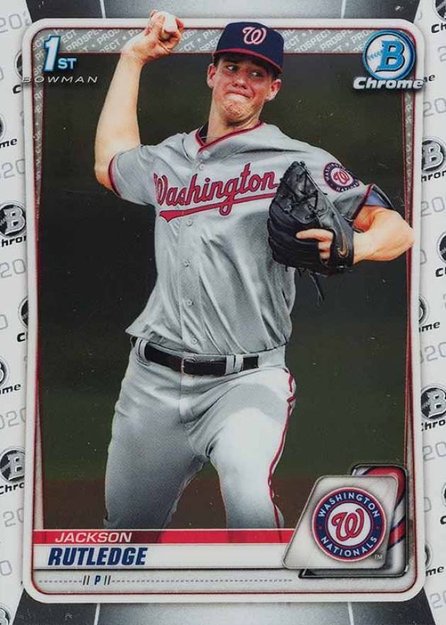 2020 Bowman Chrome Prospects Jackson Rutledge #BCP91 Baseball Card