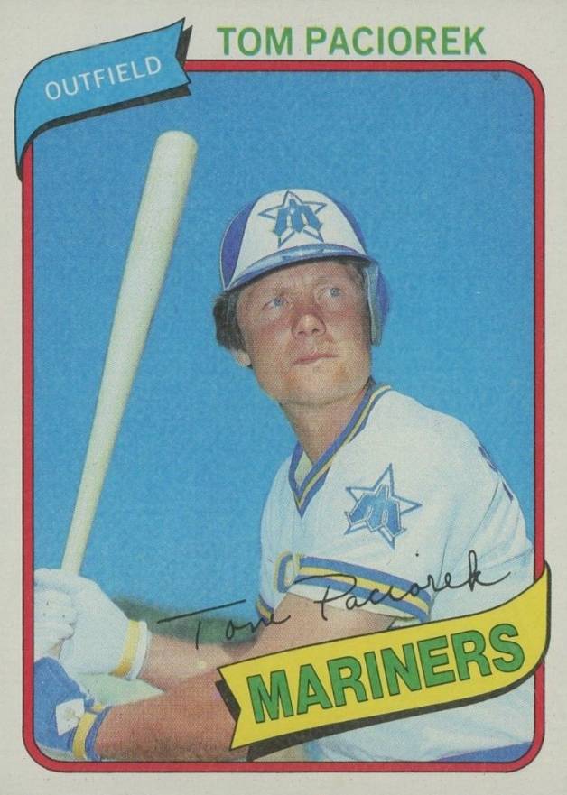 1980 Topps Tom Paciorek #481 Baseball Card