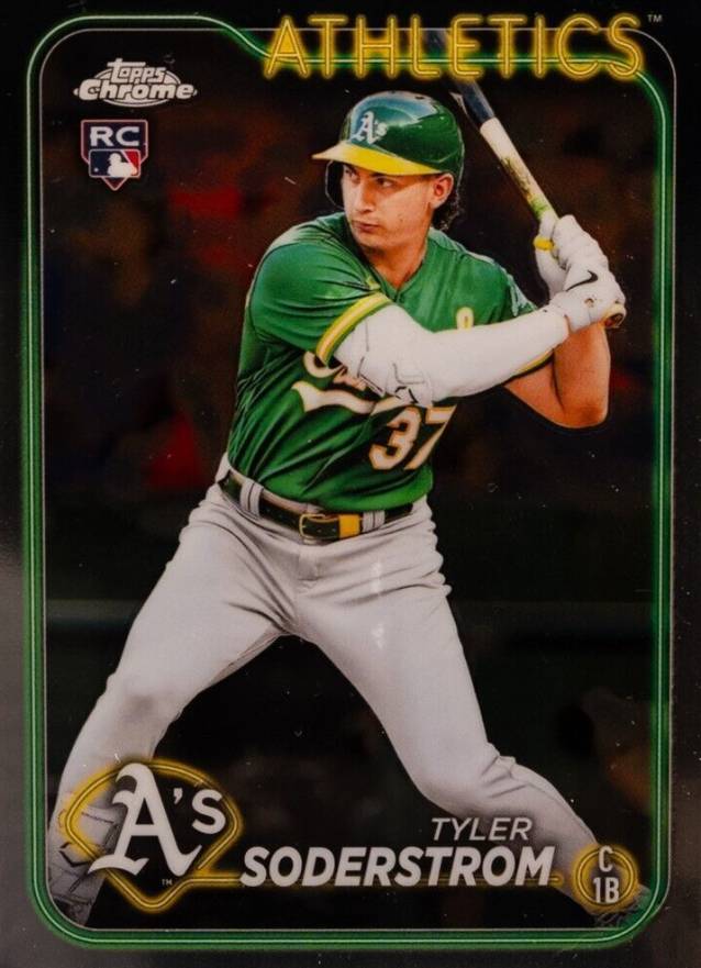 2024 Topps Chrome Tyler Soderstrom #298 Baseball Card