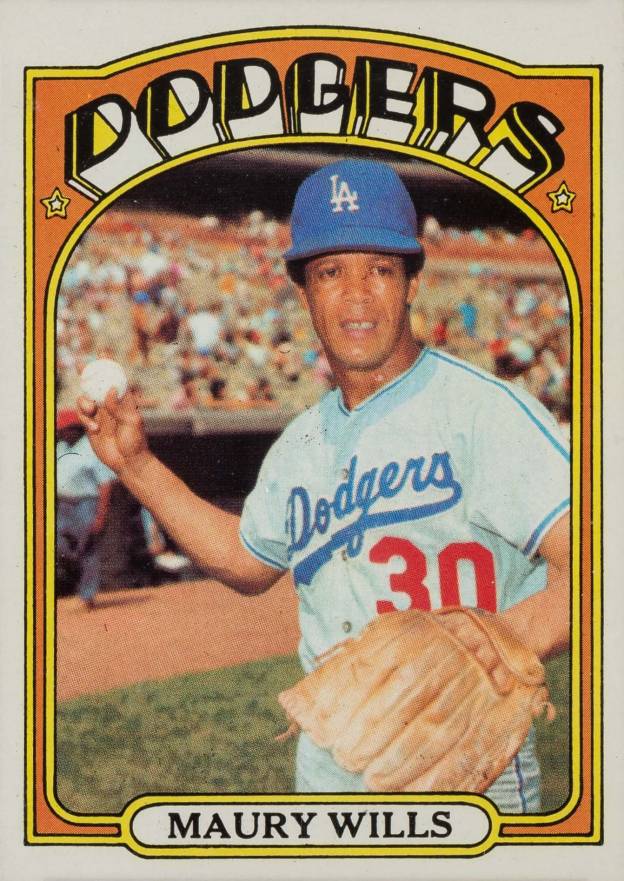 1972 Topps Maury Wills #437 Baseball Card