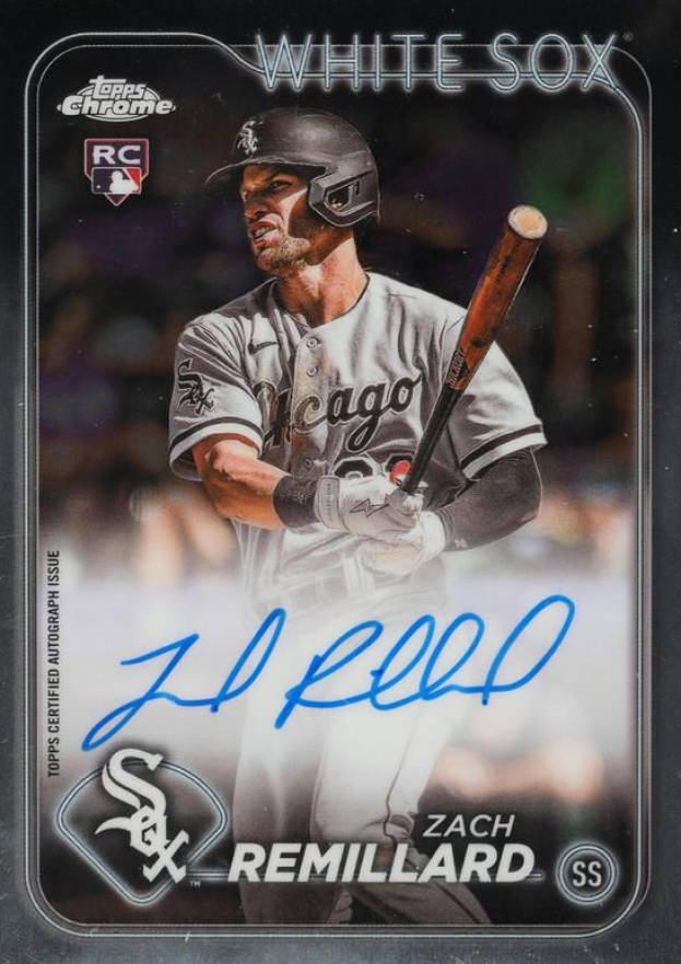 2024 Topps Chrome Rookie Autographs Zach Remillard #RAZR Baseball Card