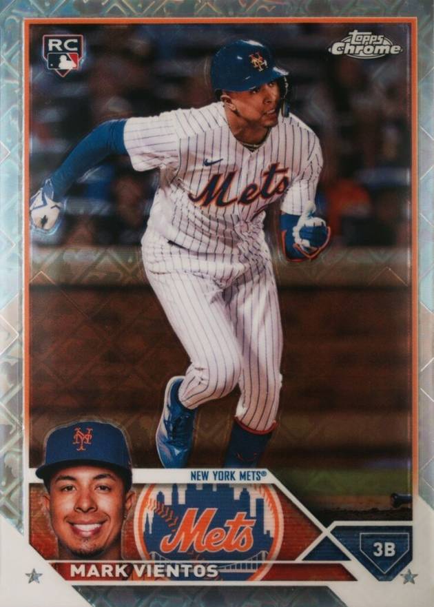 2023 Topps Chrome Logofractor Edition Mark Vientos #8 Baseball Card