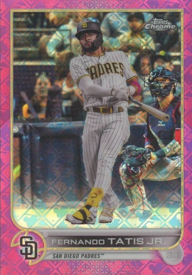 2022 Topps Chrome Logofractor Edition Fernando Tatis Jr. #100 Baseball Card