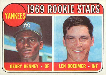 1969 Topps Len Boehmer #519 Baseball Card