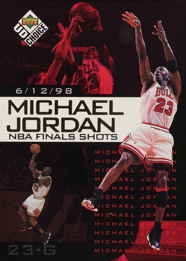 1998 Upper Deck Choice Preview NBA Finals Shot Basketball Card Set