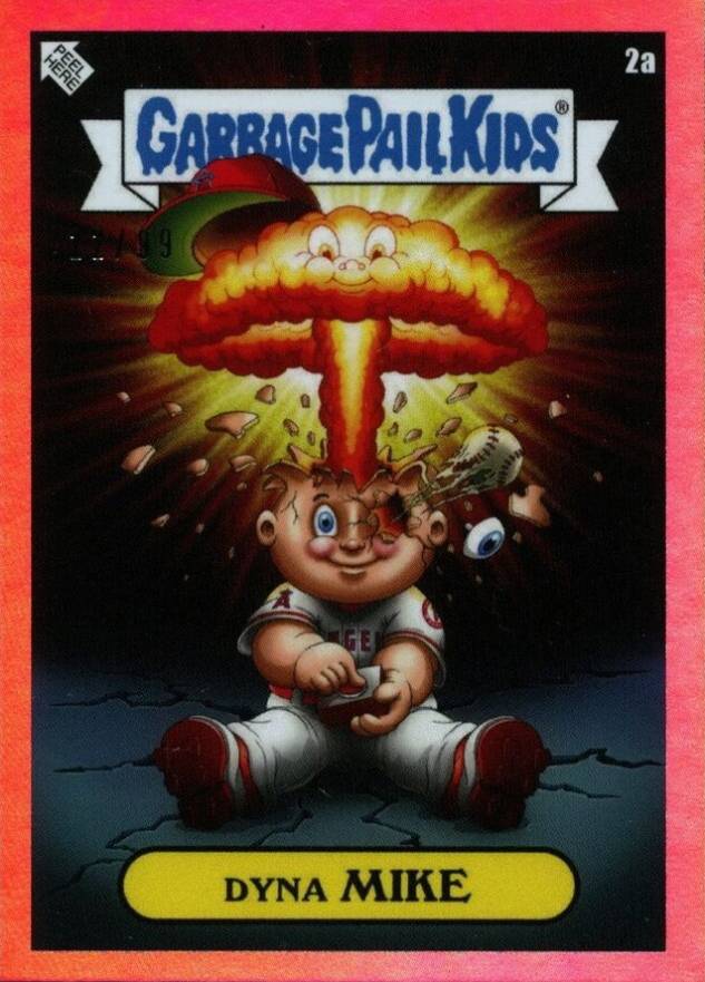 2022 Topps Garbage Pail Kids GPK X MLB Series 2 Alex Pardee Dyna Mike #2a Baseball Card