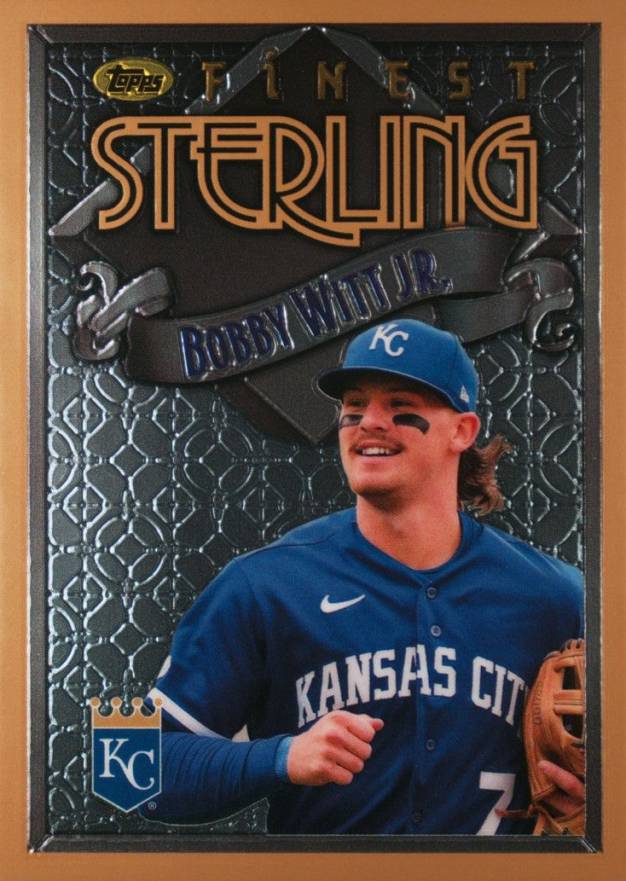 2023 Topps Finest Flashbacks Bobby Witt Jr. #19 Baseball Card