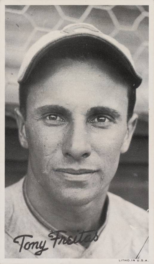 1936 Goudey Premiums-Type 1-Wide Pen Tony Freitas # Baseball Card
