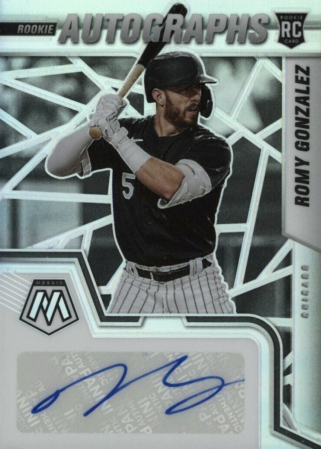 2022 Panini Mosaic Rookie Autographs Romy Gonzalez #RAMRG Baseball Card