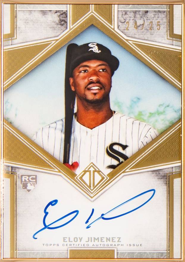 2019 Topps Transcendent Framed Transcendent Autographs Eloy Jimenez #EJ Baseball Card