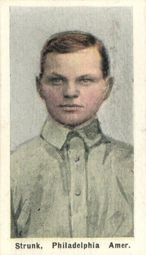 1910 Sporting Life Amos Strunk # Baseball Card