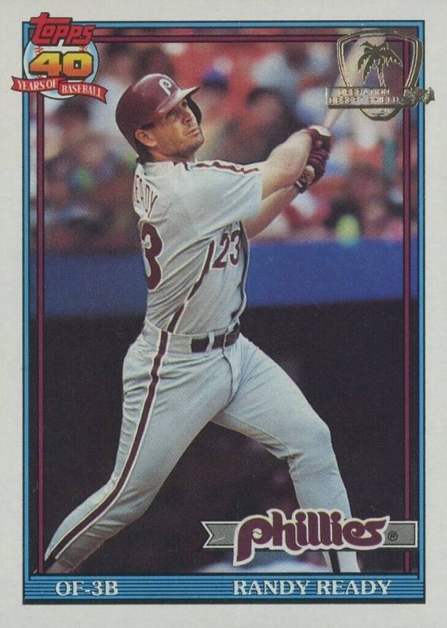 1991 Topps Desert Shield Randy Ready #137 Baseball Card