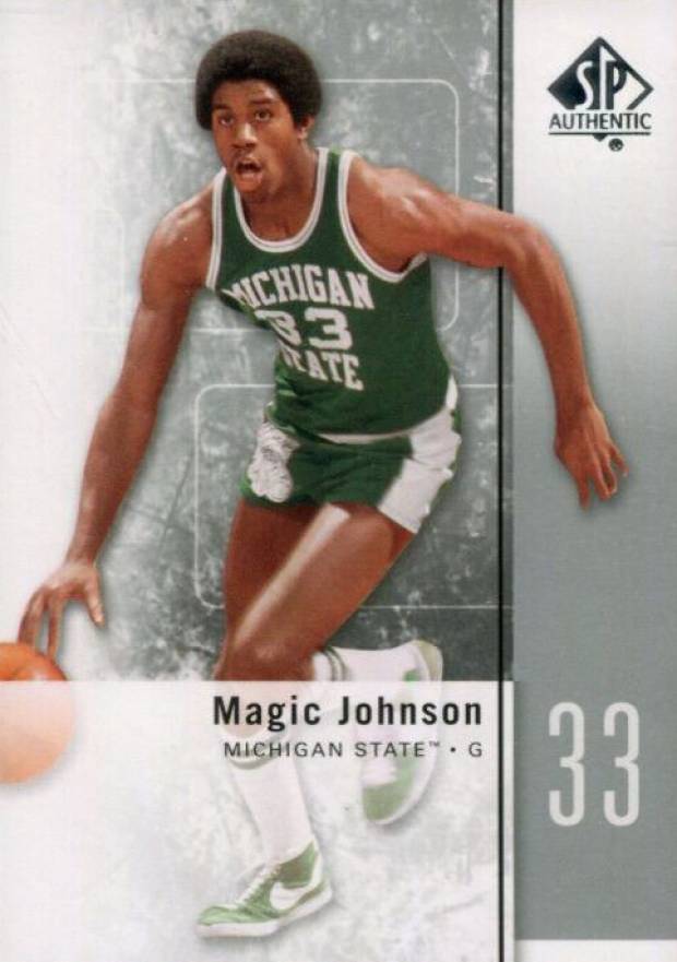 2011 SP Authentic Magic Johnson #10 Basketball Card