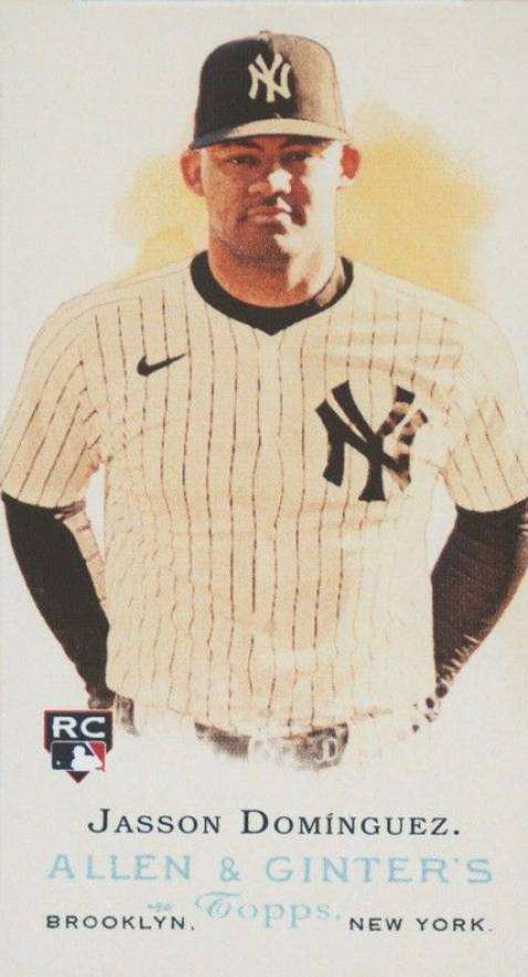 2024 Topps Allen & Ginter Rookie Design Variations Mini Jasson Dominguez #RD18 Baseball Card