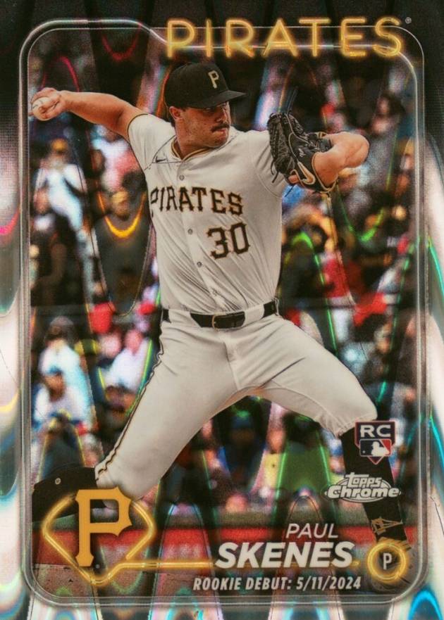 2024 Topps Chrome Update Paul Skenes #USC27 Baseball Card