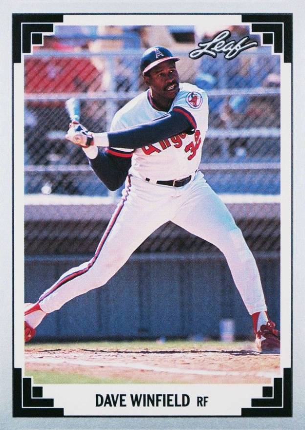 1991 Leaf Dave Winfield #499 Baseball Card