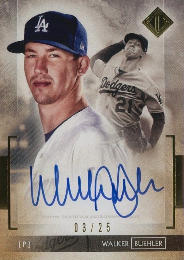 2020 Topps Transcendent Collection Autographs Walker Buehler #WLK Baseball Card