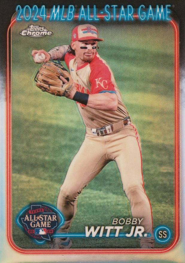 2024 Topps Chrome Update 2024 All-Star Game Chrome Bobby Witt Jr. #39 Baseball Card