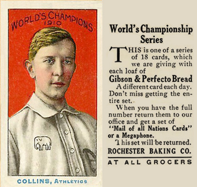 1911 Rochester Baking Eddie Collins # Baseball Card