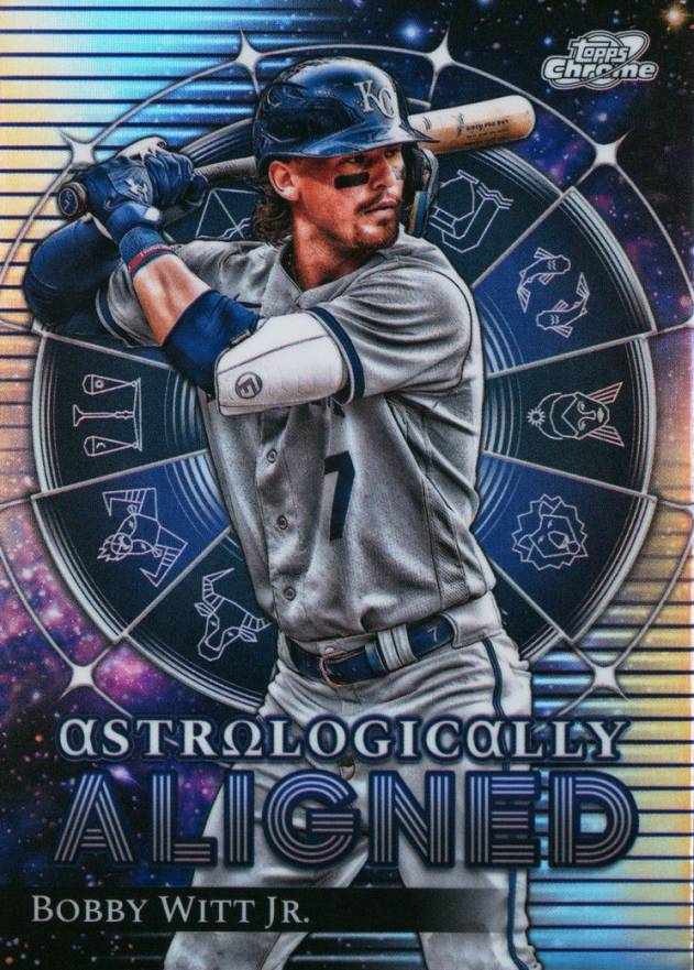 2024 Topps Chrome Cosmic Astrologically Aligned Bobby Witt Jr. #3 Baseball Card