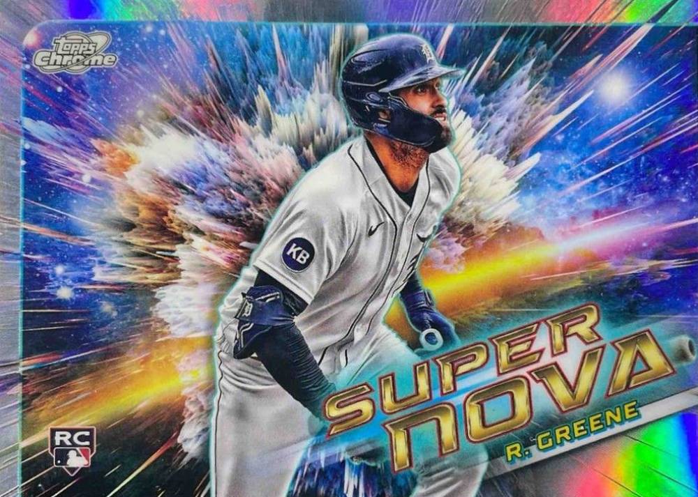 2023 Topps Cosmic Chrome Supernova Riley Greene #SN13 Baseball Card