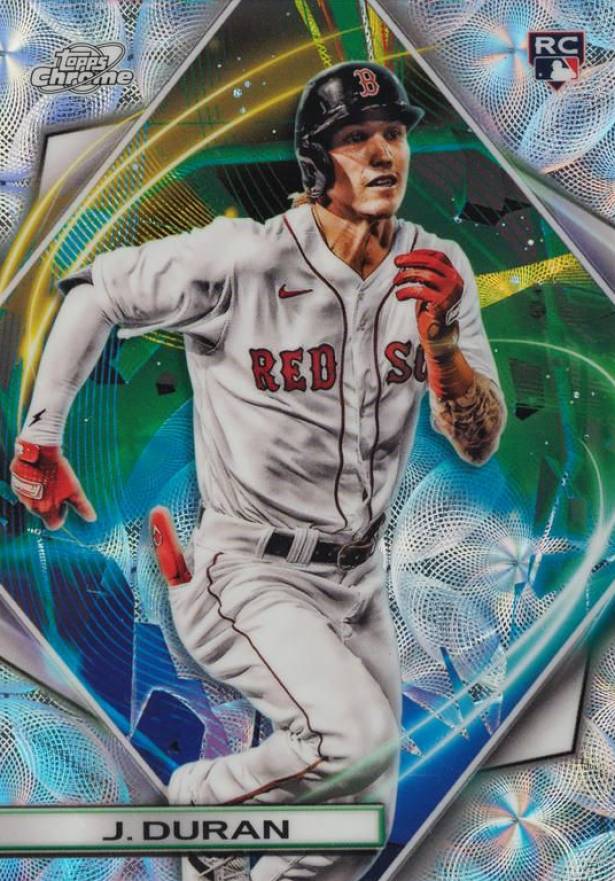 2022 Topps Cosmic Chrome Jarren Duran #139 Baseball Card