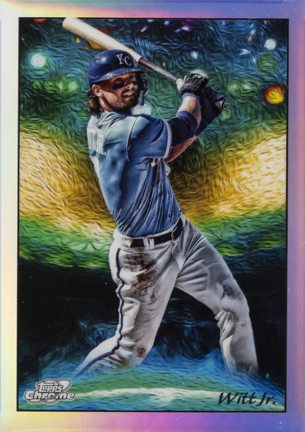 2023 Topps Cosmic Chrome Stars in the Night Bobby Witt Jr. #6 Baseball Card