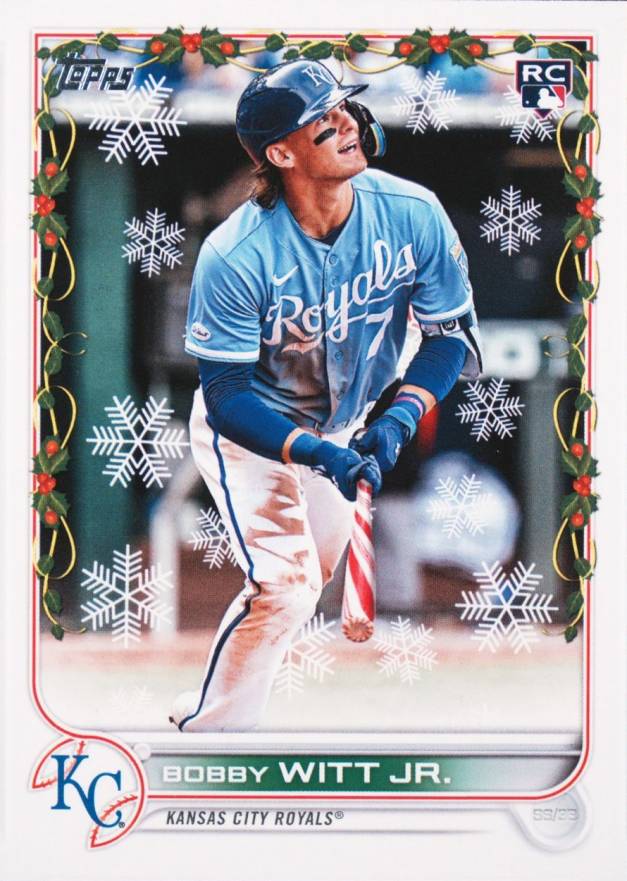 2022 Topps Holiday Bobby Witt Jr. #HW150 Baseball Card