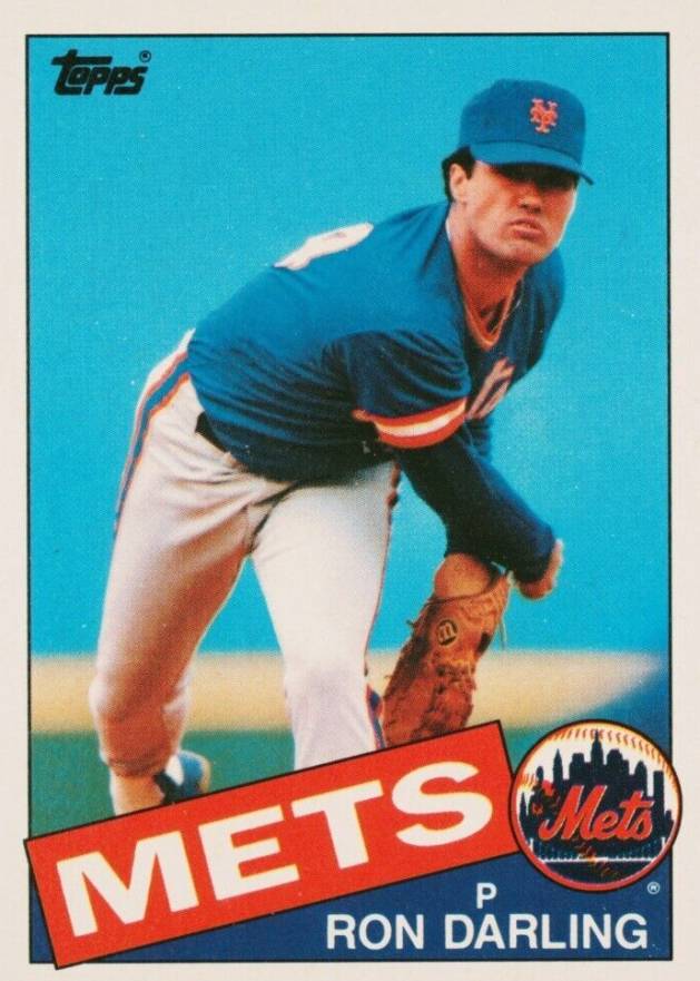 1985 Topps Mini Ron Darling #415 Baseball Card